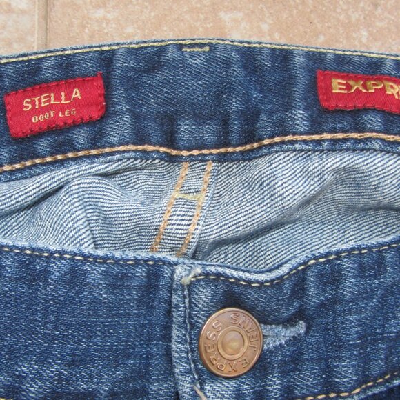 EXPRESS Jeans "Stella" Boot Leg Size 6 Regular - Picture 3 of 3
